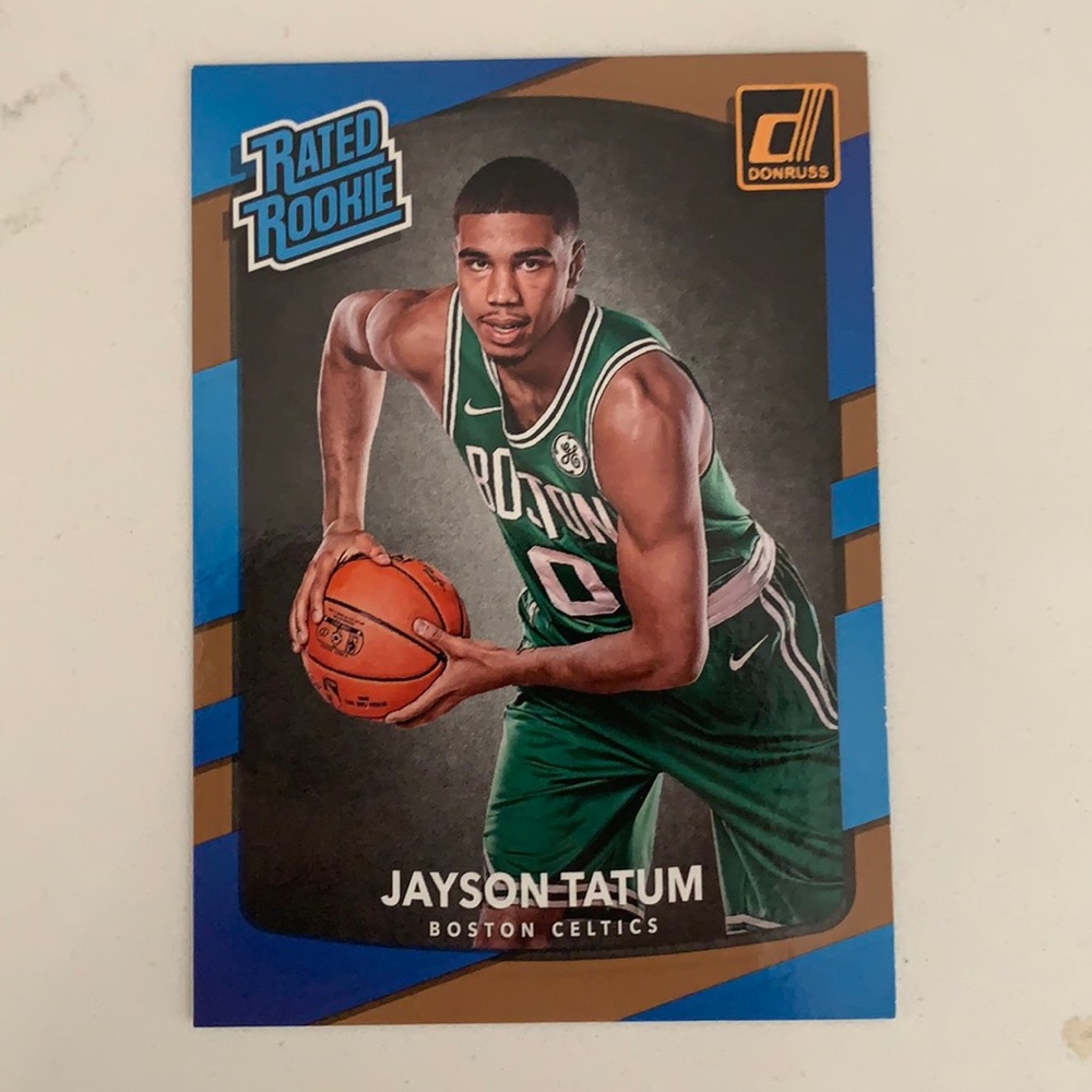 Jayson Tatum rated rookie card